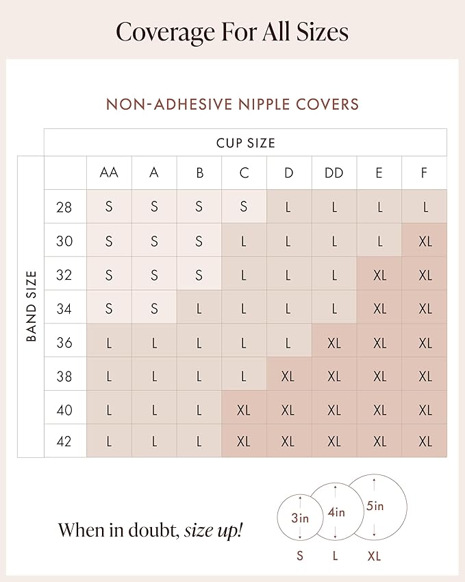 Grippy Not Sticky Nipple Covers - Cakes Reusable Non Adhesive Nipple Pasties for Women - Silicone Bra Inserts