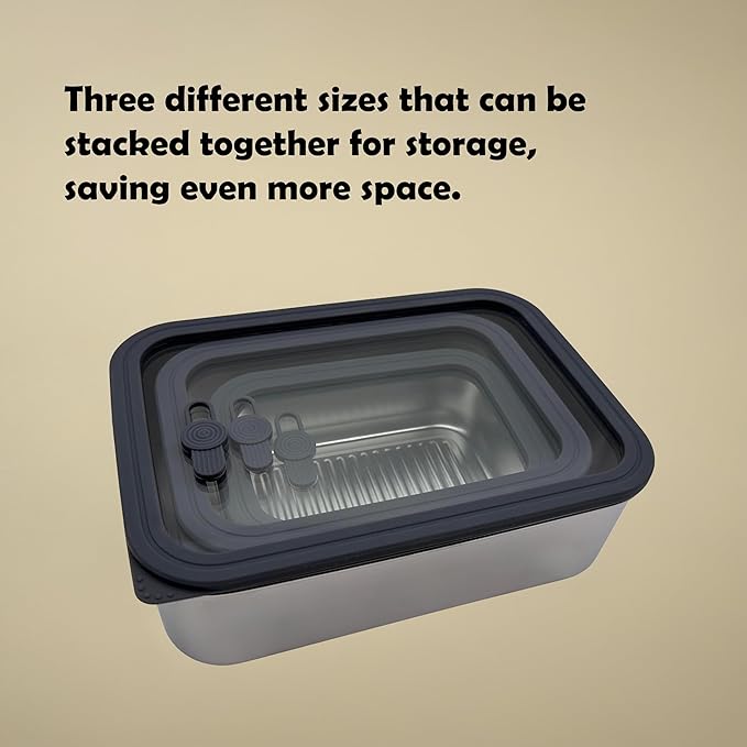 Stainless steel food storage containers leak proof & airtight lids for Kitchen,stainless steel bowl,meal prep lunch box,freezer and microwave safe (Blue)