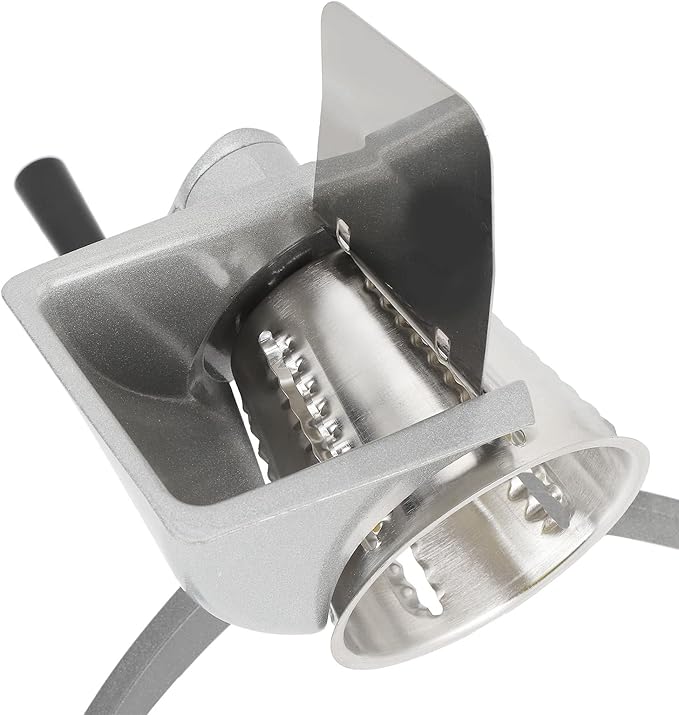 Vegetable Cutter Grater, Roller Type Cheese Chopper, Hand Crank Kitchen Grater, Multi Functional Kitchen Mandoline for Potato, Onion, Cucumber