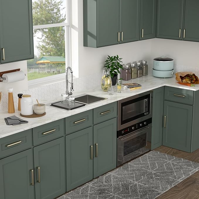 Logmey 32 Inch Drop In Double Bowl Sink - 32x18 Inches Handmade Stainless Steel Doble Sink 16 Gauge 50/50 Double Bowl Kitchen Sink 32x18x9 Inches Topmount Sinks