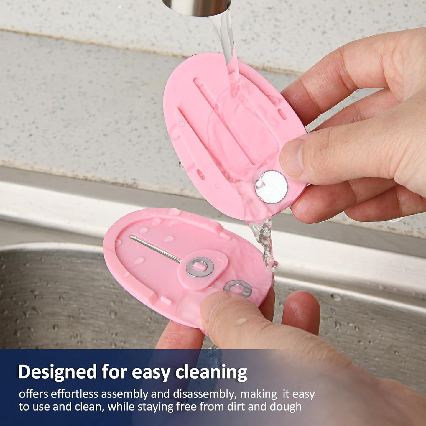 Extractable & Magnetic Bread Lame Dough Scoring Tool, Professional Sourdough Scoring Tool for Sourdough Bread Baking & Bread Making Tools 10 Razor Blades- Pink