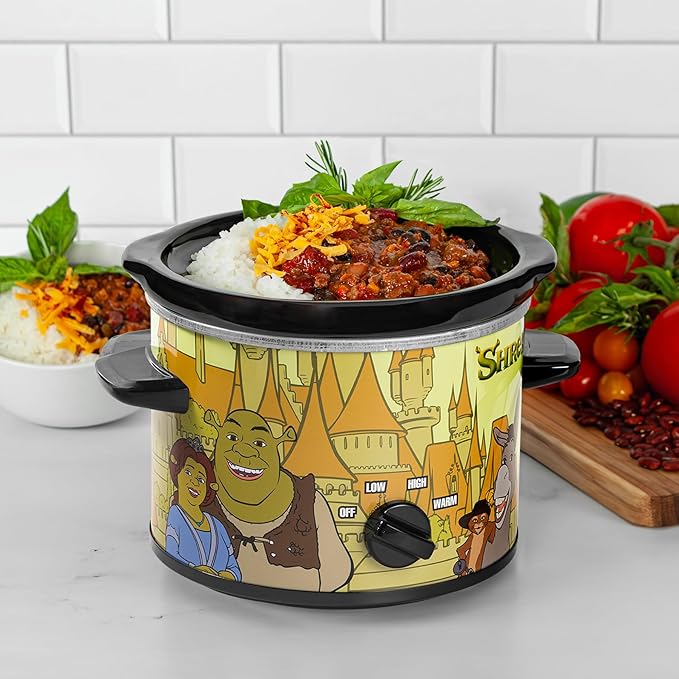 Uncanny Brands Shrek 2qt Slow Cooker - Small Kitchen Appliance