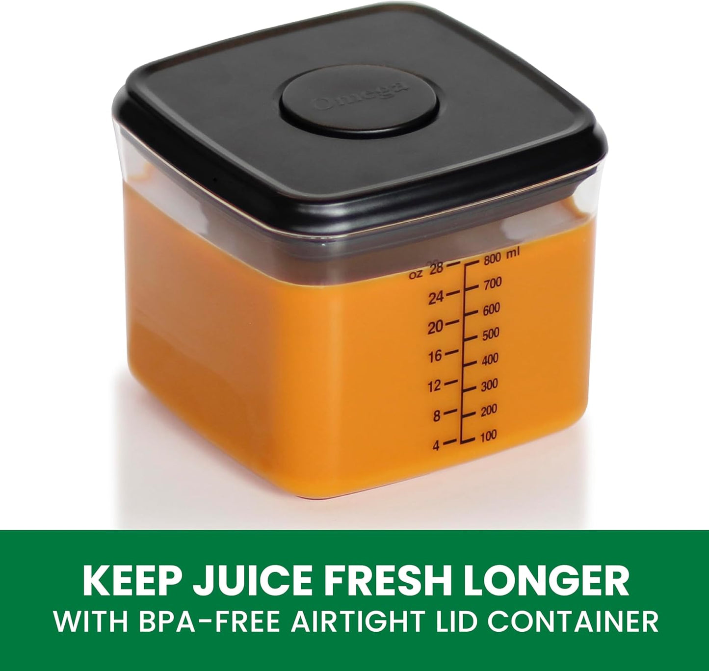 Omega Cold Press Juicer Machine, Vegetable and Fruit Juice Extractor and Nutrition System Makes Nut Milks Baby Food and Sorbets, Triple-Stage 80-RPM Slow Masticating Juicer, 200-Watts, Black