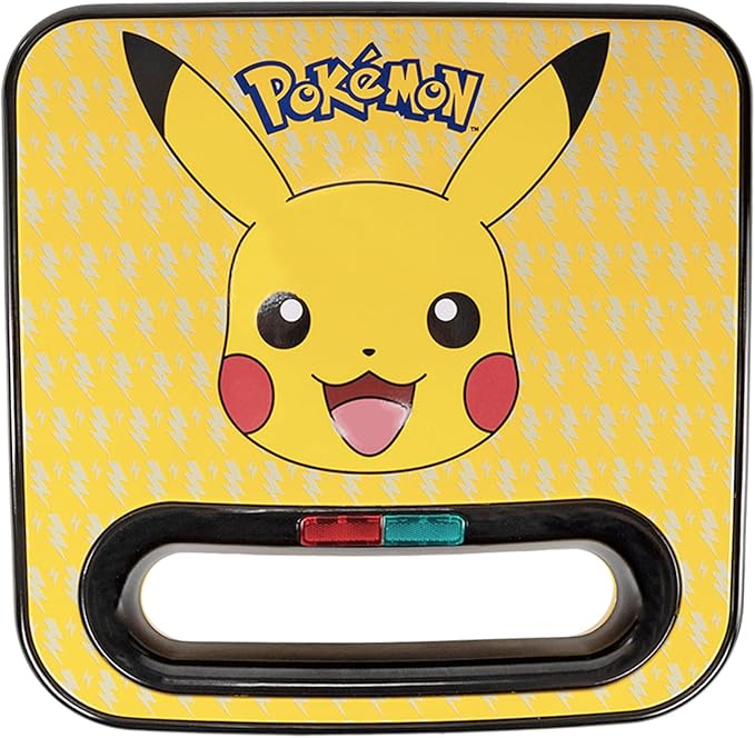 Uncanny Brands Pokemon Pikachu Sandwich Maker - Small Kitchen Appliance