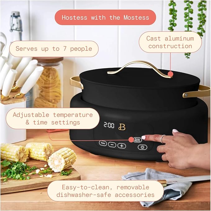 Beautiful 10-in-1 6 Qt Electric Multi-Cooker – Pressure Cook, Air Fry, Slow Cook & More: Ideal for Holiday Meals, Family Dinners & Festive Celebrations Limited Edition