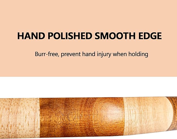 TJ POP End Grain Wood Cutting Board With Juice Groove, Octagon Serving Board For Kitchen, Flippable Charcuterie Board For Cheese, Bread & Fruits, 12x12x0.8 Inch