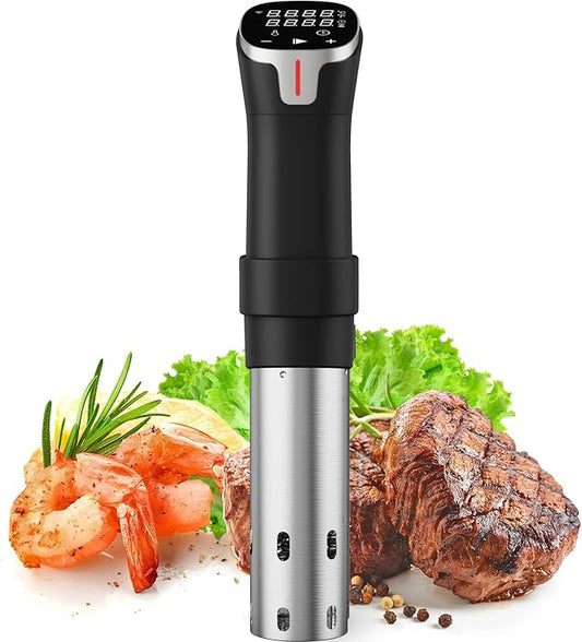 Sous Vide, 1100 Watts Sous Vide Cooker Machine Immersion Circulator, Thermal Immersion, Fast-Heating with Timer & Best Gift