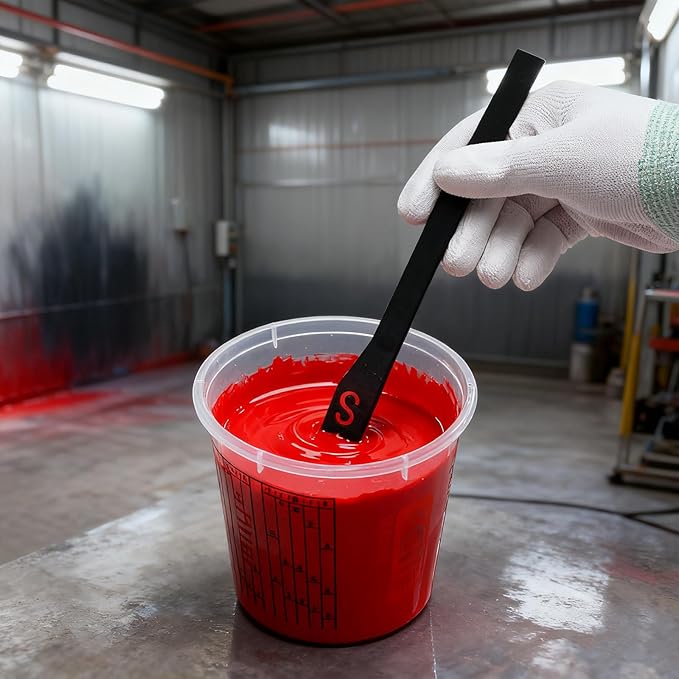 15 PACK Paint Mixing Cups by KEHE REFINISH,10 oz (300ml),Disposable or Reusable Plastic Measuring Cups with Lids for Liquids, Paints, Resin, Epoxy, Art,Ratios 1:1,2:1, 3:1, 4:1,5:1,6:1,7:1,8:1