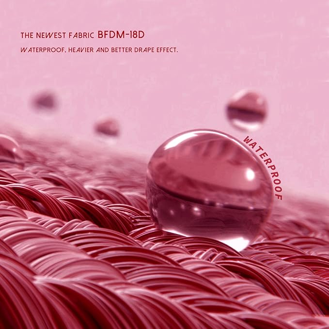 BALCONY & FALCON Placemats Set of 4 Faux Linen Cloth Place Mats Washable Waterproof Wrinkle Resistant Table Placemats for Dining Kitchen Farmhouse Indoor & Outdoor Use(Ruby Red, 13.8”x 17.7”