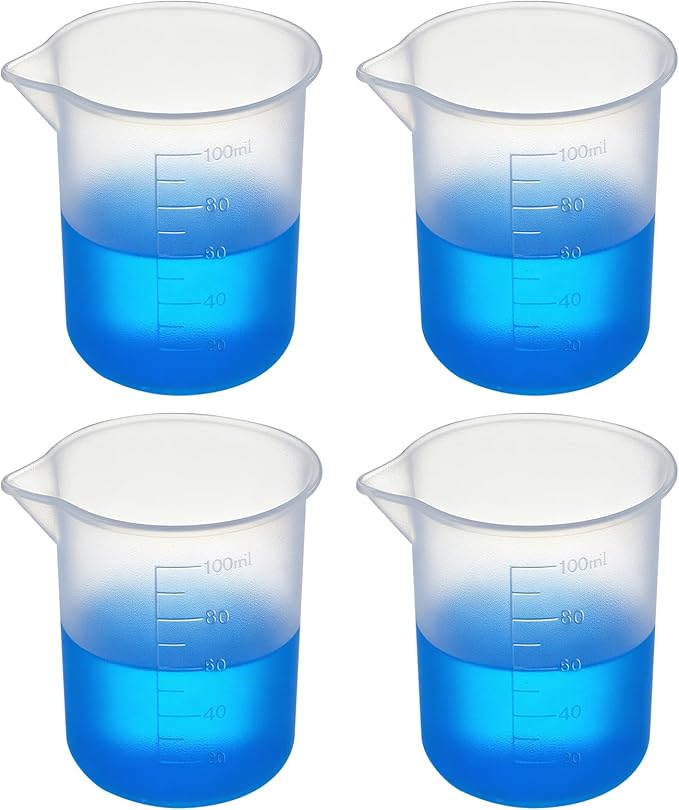 4PCS Silicone Laundry Detergent Cup Holder - Liquid Laundry Detergent Dispenser Cups Reusable, Flexible Washable Liquid Measuring Cups for Home, Dorm, Hotel