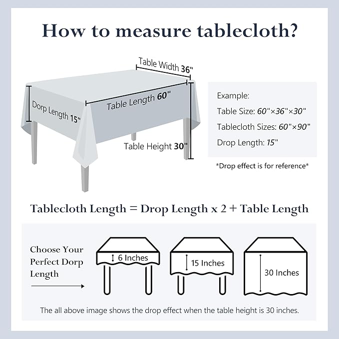 Linen World Linen Tablecloth, 100% French Linen Navy Tablecloth 108" x 60" Inch, Washable Rectangular Tablecloth for Dining, Outdoor, Weddings and Restaurants, Decorative Valentine Easter