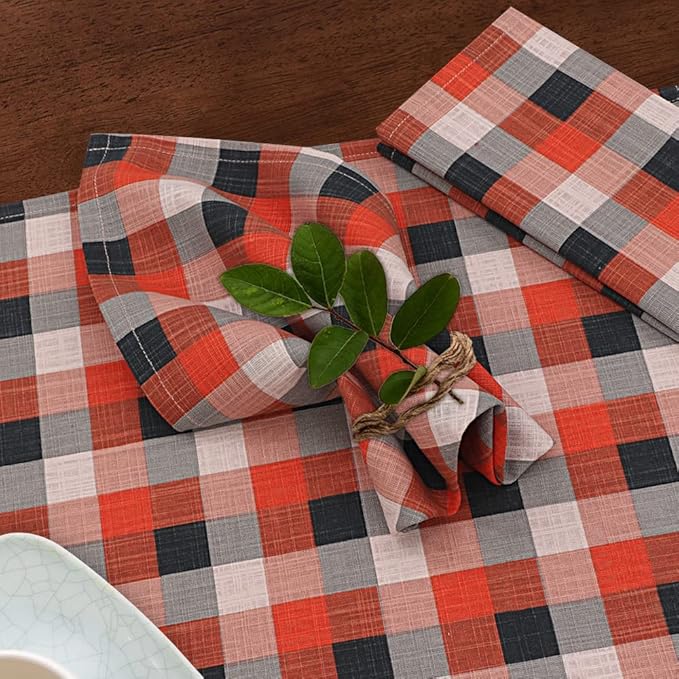 RUVANTI Cloth Napkins Set of 6 Cotton 100%, 18x18 Inches Napkins Cloth Washable, Soft, Absorbent. Cotton Napkins for Parties, Christmas, Thanksgiving, Weddings, Dinner Napkins Cloth - Play Box