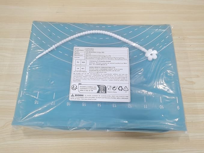 Silicone Pastry Mat 32" x 24" Extra Thick Non Stick Baking Mat with Measurements and Edge Heightening, Food Grade Silicone Rolling Mat for Pastry, Bread, Cookies, Pizza, Fondant, Pasta