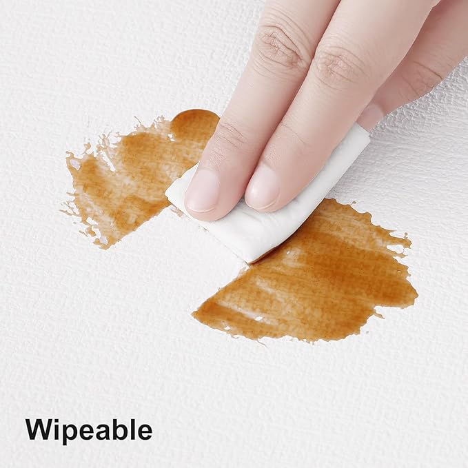 homing Faux Leather Heat Resistant Placemats 8 Packs, Waterproof Wipeable Dining PU Place Mats for Indoor & Outdoor, Easy to Clean, White