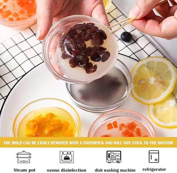 Set of 8 Clear Glass Mixing Bowls - 3.5 Inch Nesting Prep Bowls for Salad, Cereal, Ice Cream, Pasta, and Fruits - Perfect for Kitchen Use