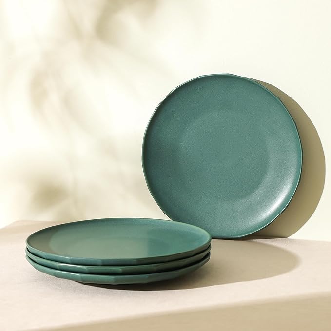 Stone Lain Rio 4-Piece Dinner Plate Set Stoneware, Green