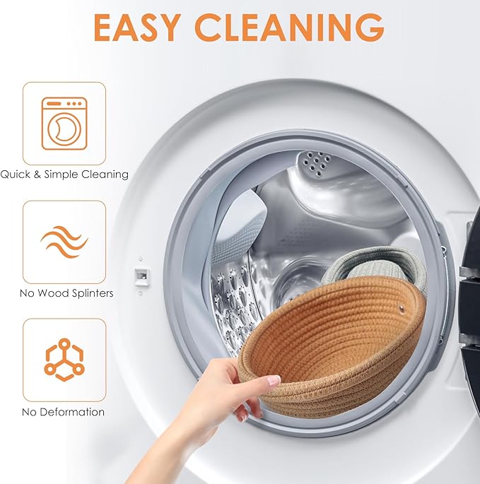 Banneton Bread Proofing Basket, Oval And Round Sourdough Proofing Baskets, Cotton Rope Bowls, Sourdough Baking Supplies Set with Liners Covers