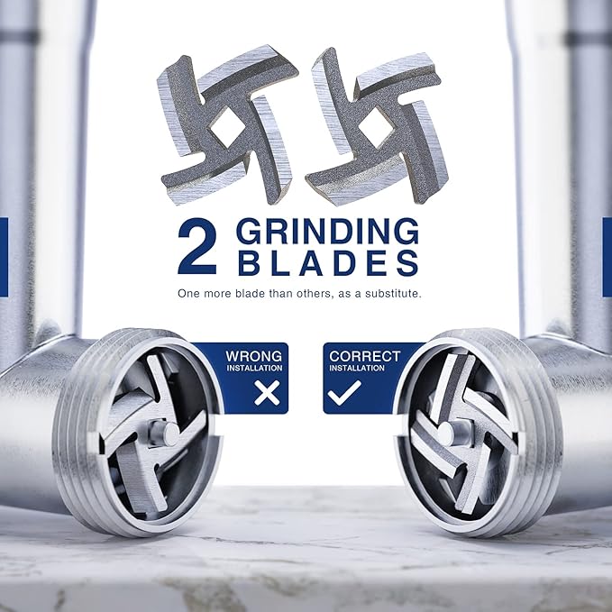 CHEFFANO Meat Grinder, Electric Meat Grinder and Sausage Maker Includes 3 Size Stainless Steel Sausage Stuffs, 2 Cutting Blades, 3 Grinder Plates, Plastic Sausage Tubes & Kubbe Kit for Home Use