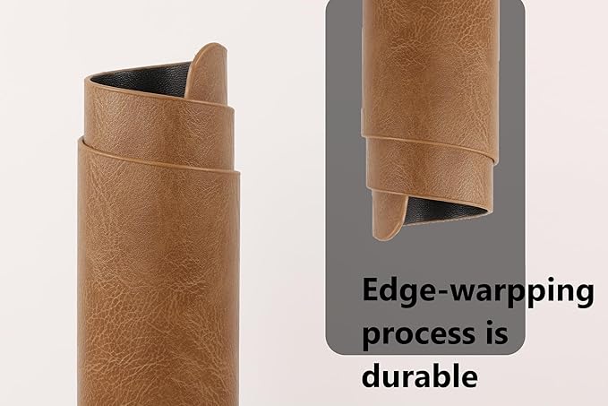 Faux Leather Placemats, PU Table Mats, Waterproof, Stain Resistant, Heat Resistant, Non-Slip Easy to Clean for Kitchen Dining Table,Conference Table