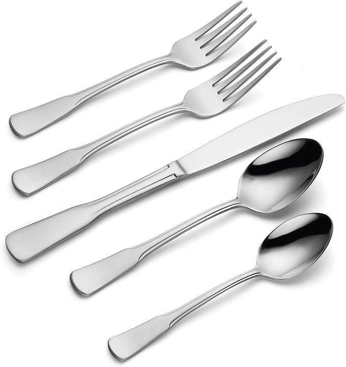 Oneida Colonial Boston Flatware Set | Stainless Steel | Service for 8 | 45-Piece, Pack of 3