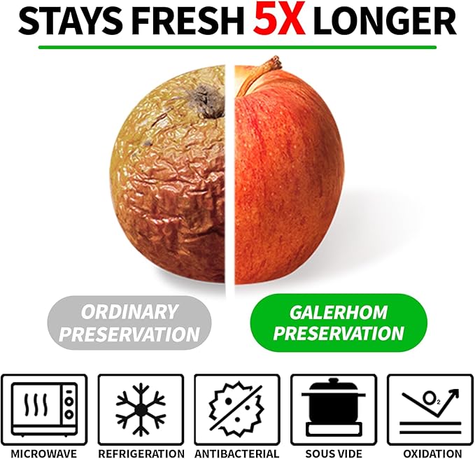 L'ELEF MISTICO Vacuum Sealer Bags for Food, 11''X20' (3 Rolls) BPA Free Food Saver Bags for Sealer, Customized Size Vacuum Storage Bags for Sous Vide or Meal Prep