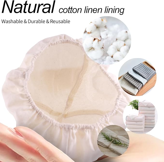 Banneton Bread Proofing Basket: 2 PCS Sourdough Proofing Basket with Liner - Round Banneton Basket for Baking