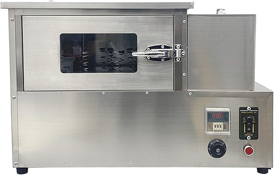 Stainless Steel Pizza Cone Oven with 12pcs Removable Bases Electric Rotational Countertop Pizza Oven 110V 2000W for Usage with Pizza Cone Making Machine