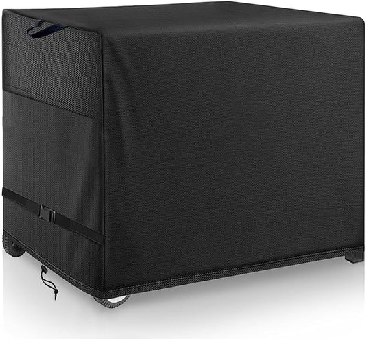 Outdoor Dining Cart Cover - Heavy Duty Waterproof Cover for Royal Gourmet Cart, Flattop Worktable, Propane Tank - Black, Polyester