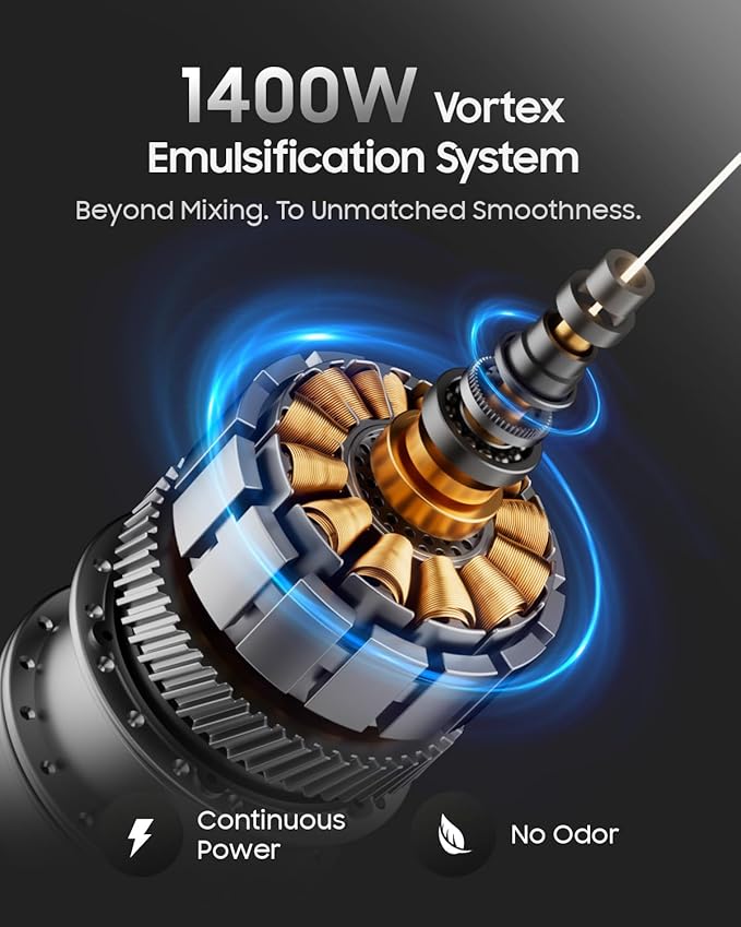 Blender for Kitchen,30000RPM Professional Blenders for Smoothies with 56oz Tritan™ Container,10-Speed Settings & 6 Preset Menus for Smoothies/Protein Drinks/Hot Soups/Baby Food/Frozen Desserts.