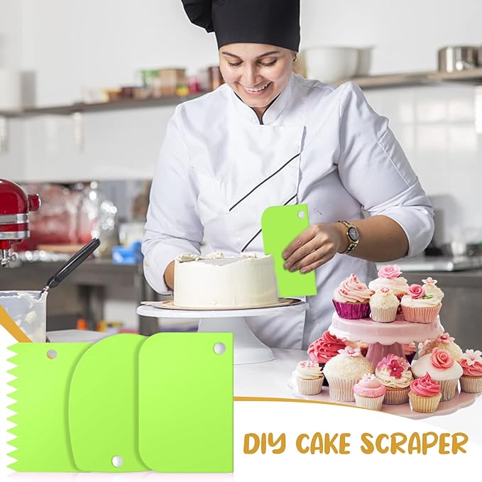 Frosting Piping Kit Cake Decorating Tools Supplies Icing Piping Kit Cupcake Decoration Gun Set Dessert Decorator Syringe Tools 6 Russian Piping Icing Nozzles Cupcake Frosting Filling Injector(Yellow)