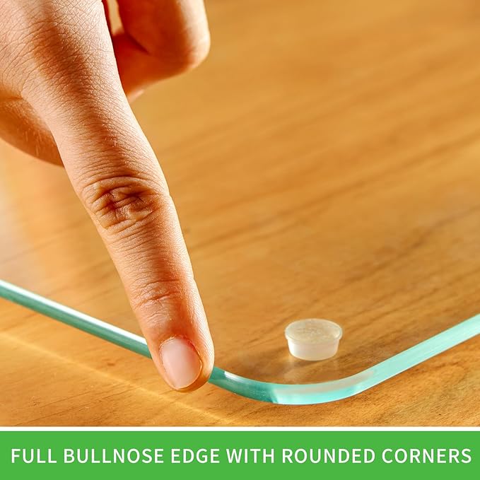 Large Tempered Glass Cutting Boards For Kitchen 18 x 24- High Transparency for Countertop Protection, Scratch-Resistant, Heat-Resistant, Dishwasher safe(XX-Large)