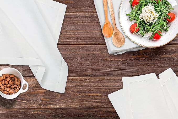 Cloth Napkins, 100% Linen Napkins White, Napkins, Linen Napkins, Dinner Napkins Cloth, Napkins Cloth, Wedding Napkins, Easter Thanksgiving Christmas Napkins 18x18 Cloth Napkins Set of 6