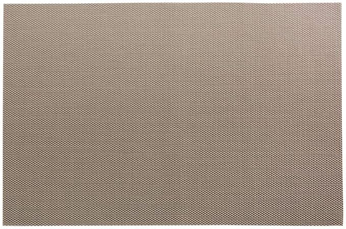 Restaurantware Carmel Mesh 16 x 12 Inch Table Placemats Set Of 6 Woven Washable Placemats - Heat Tolerant No Stain Light Taupe Kitchen Placemats Mesh Easy To Clean