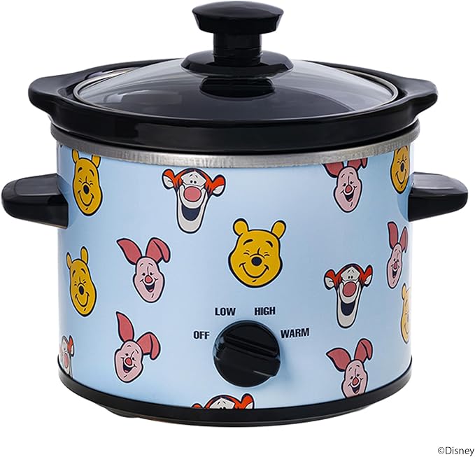 Uncanny Brands Disney Winnie the Pooh and Friends 2qt Slow Cooker - Small Kitchen Appliance