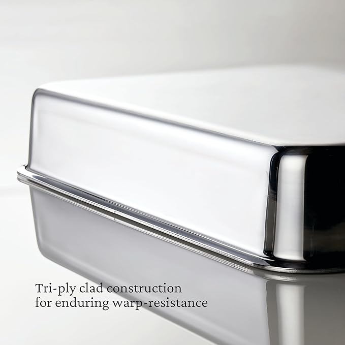 Hestan Provisions OvenBond – 9" x 13" Tri-ply Rectangular Baker Pan