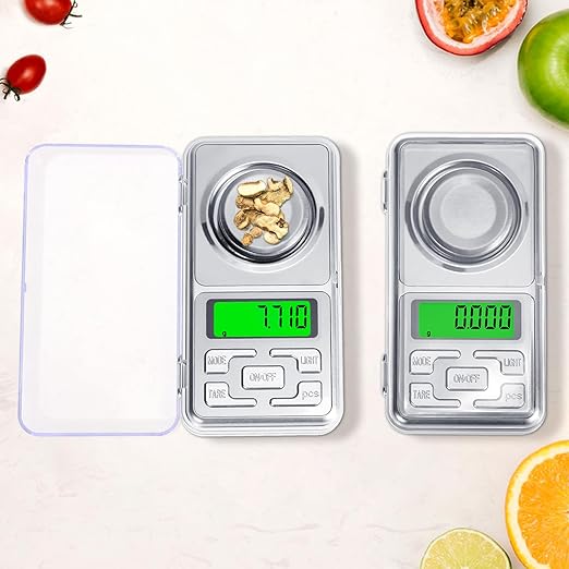 Digital Milligram Scale 50/0.001 Gram Accuracy,Small Jewellery Coin Powder Pocket Scale Digital Gram and Oz,Digital Gram Scale with LCD for Medicine, Gold, Gem, Reloading
