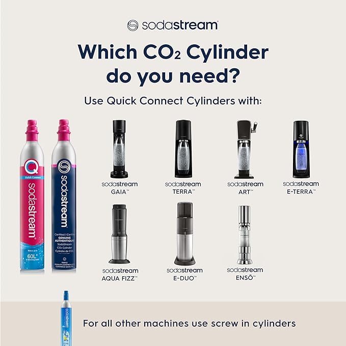 SodaStream Art Sparkling Water Maker Bundle in Black, with 3-Pack CO2 and Carbonating Bottle