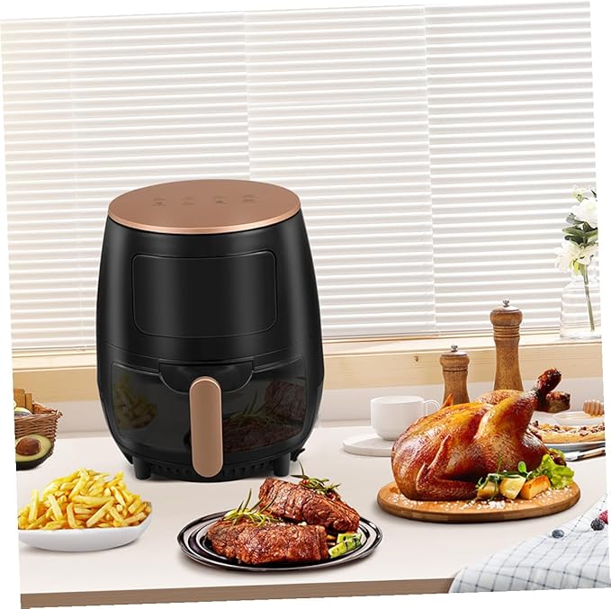Large Capacity Electric Air Fryer Oven with Non-stick Basket Healthy Cooking Multiple Modes Safe Overheat Protection Digital Display for Family Home Use North America Plug