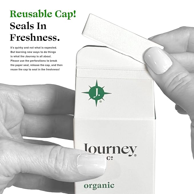 Gourmet Organic Za’atar Spice Blend Gift Set by Journey Spice Co. | Sumac, Sesame Seeds, Oregano, Marjoram, Hyssop | Salt-Free | Non-GMO | 5 oz. (total) | Resealable/Reusable Cap