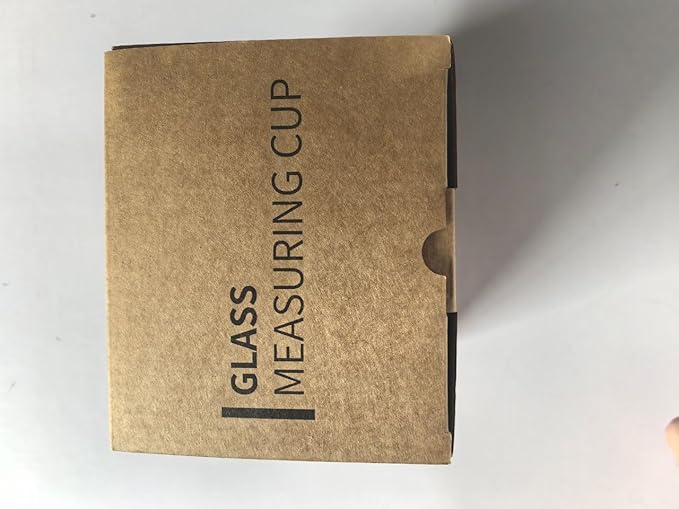 Luvan 18OZ/500ML Glass Measuring Cup, 2 Cup Glass Measuring Cups With 3 Scales (Ml/Oz/Cup), High Borosilicate Measuring Cup With Handle and V-Shaped Spout, Dishwasher/Freezer/Microwave Safe