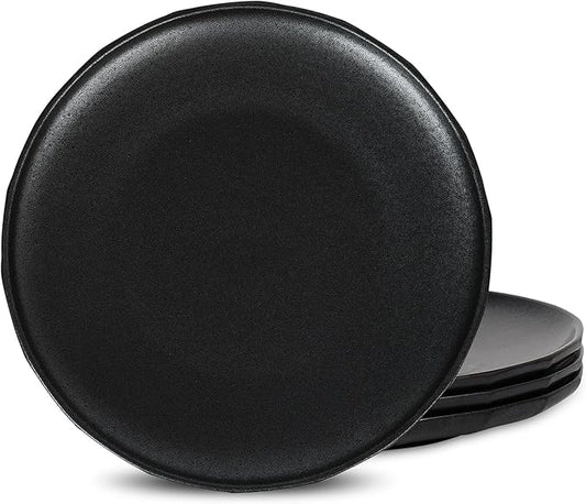 Stone Lain Rio 4-Piece Dinner Plate Set Stoneware, Black
