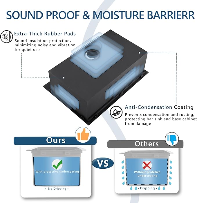 30 Inch Black Drop In Kitchen Sink, Doirteal 30x22 Inch Black Workstation Sink Topmount 16 Gauge Stainless Steel Single Bowl Kitchen Sinks BL19S-1