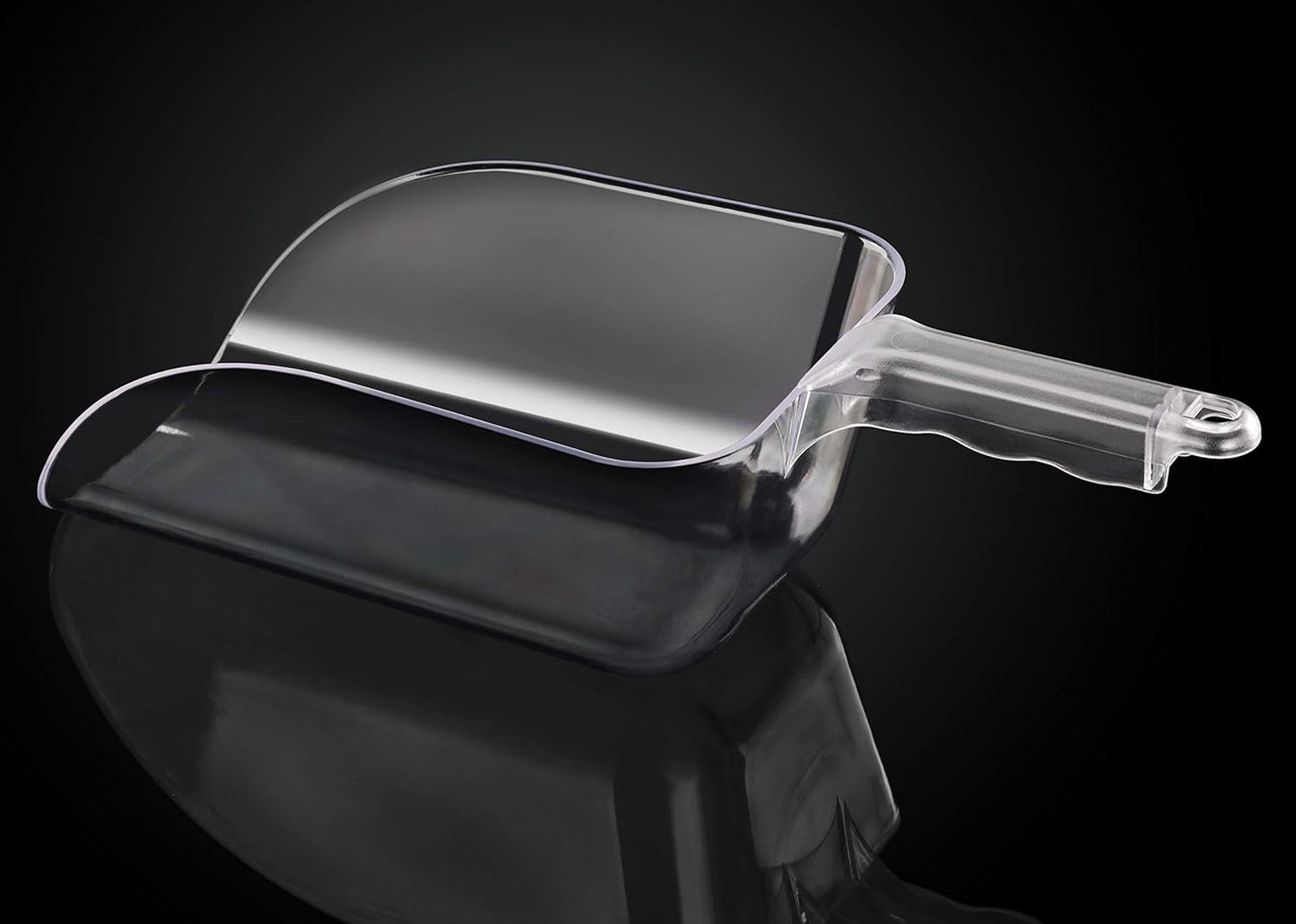 New Star Foodservice 34448 Polycarbonate Plastic Utility Ice Scoop, Clear, 64-Ounce