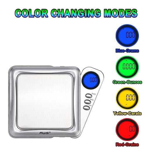 American Weigh Scales 200g x 0.01g Digital Pocket Gram Scale-Blade Series | Precision Mini Scale 0.01g Accuracy, Pocket Scale for Kitchen, Gold, Gems & Coin Scale, Smart Digital & Compact Scale