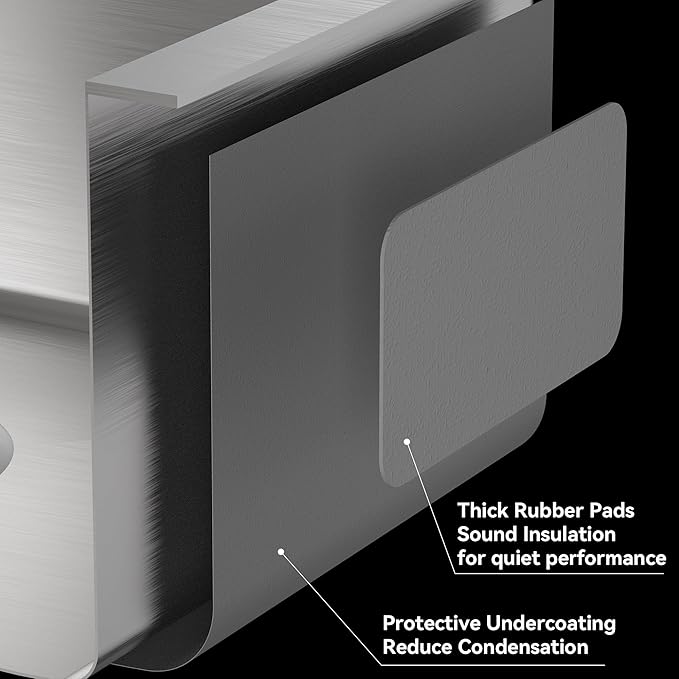 TORVA Kitchen Bar Sink, 15x15 inch RV Kitchen Sink, 16 Gauge Stainless Steel Topmount Single Bowl Sink with Cutting Board - 6 Inches Deep Bar/Prep Basin