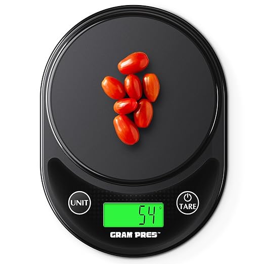 Food Kitchen Scale Digital Weight Grams and Oz with IPX6 Waterproof，Professional Digital Kitchen Food Scale 11lb/0.01oz with LCD Display for Weight Loss Dieting Baking Cooking