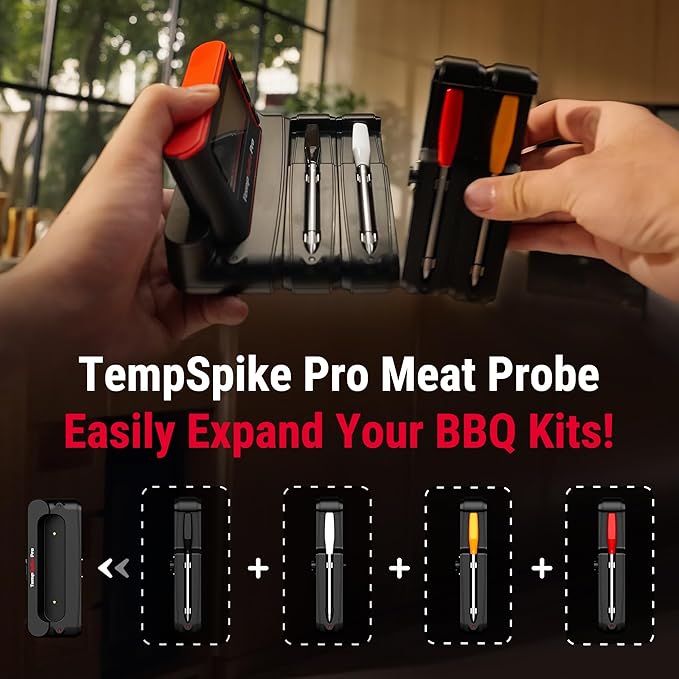 TempSpike Pro Wireless Meat Thermometer Meat Probe with Accurate Temperature Sensor