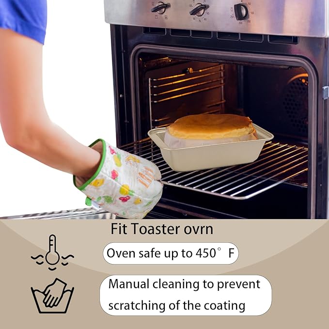 Mini Loaf Pans,12 Pack Loaf Pan for Baking Bread, Non Stick Small Banana Bread Tins 10 x 5.1 x 2.5 Inches, Carbon Steel Meatloaf Pan for Oven, Ideal for Baking Cakes, Tiny Loaf Tins, and Bread