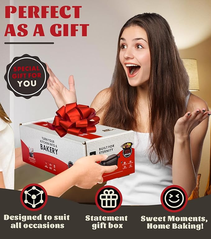 Dutch Oven for Bread Baking-3.6QT Oval Cast Iron Pot Bread Pan with Lid-Sourdough Bread Baking Supplies Starter Kit