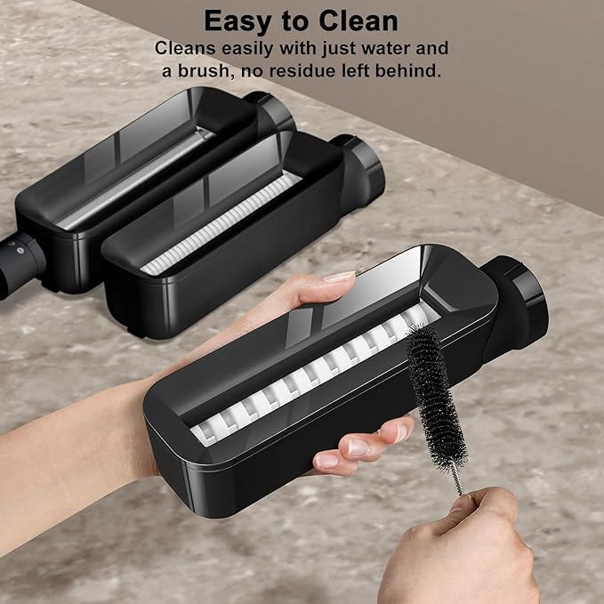 Electric Pasta Maker, 3-in-1 Pasta Maker Machine Includes Pasta Roller Spaghetti Cutter & Fettuccine Cutter with Cleaning Brush, Noodle Maker for Home Use, Black